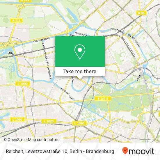 Reichelt, Levetzowstraße 10 map