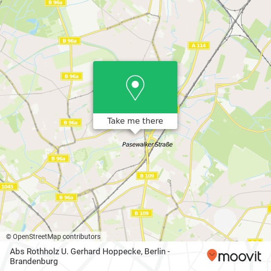 Карта Abs Rothholz U. Gerhard Hoppecke