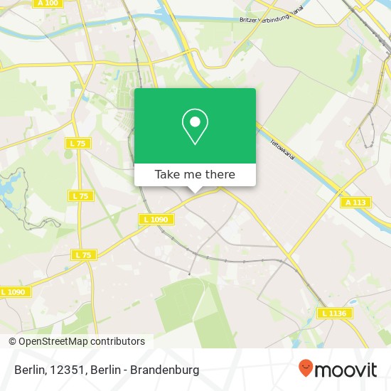 Berlin, 12351 map