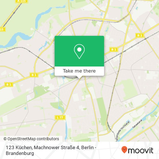 123 Küchen, Machnower Straße 4 map