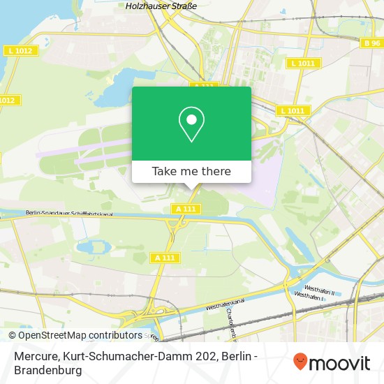 Карта Mercure, Kurt-Schumacher-Damm 202