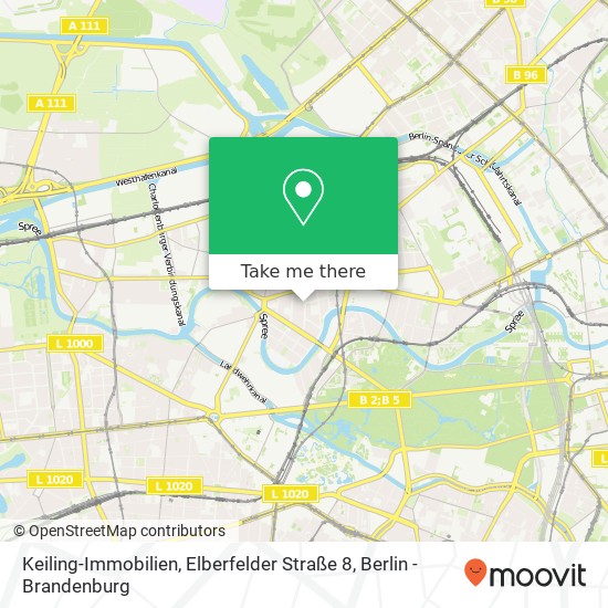Карта Keiling-Immobilien, Elberfelder Straße 8