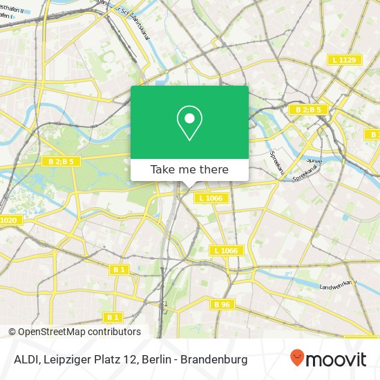 Карта ALDI, Leipziger Platz 12