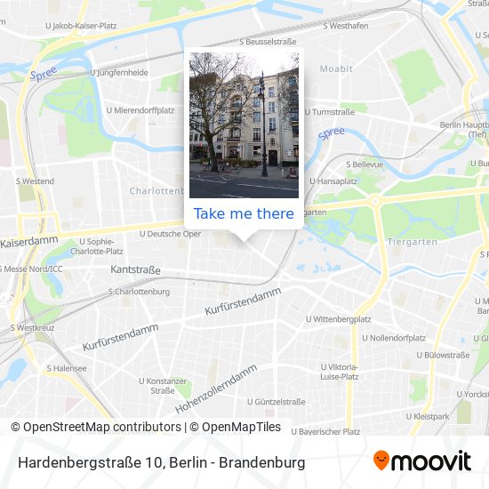 Карта Hardenbergstraße 10