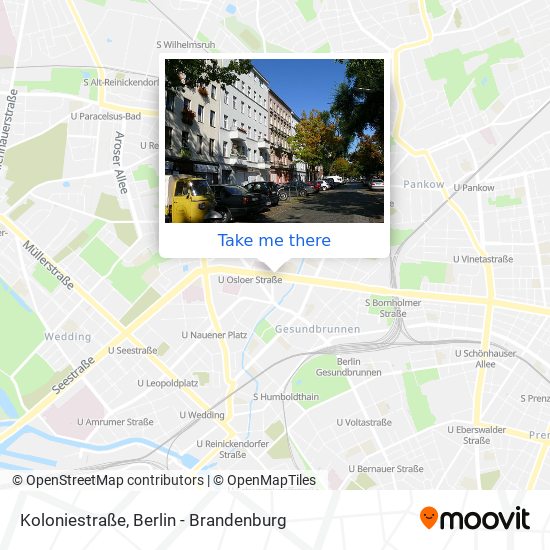 Koloniestraße map