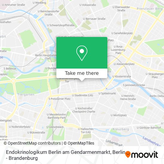 Endokrinologikum Berlin am Gendarmenmarkt map