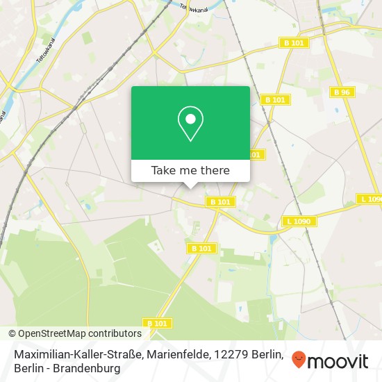 Maximilian-Kaller-Straße, Marienfelde, 12279 Berlin map