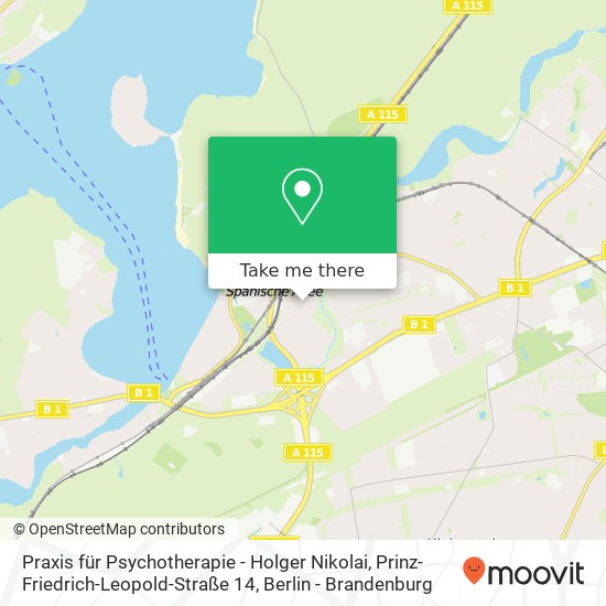 Praxis für Psychotherapie - Holger Nikolai, Prinz-Friedrich-Leopold-Straße 14 map