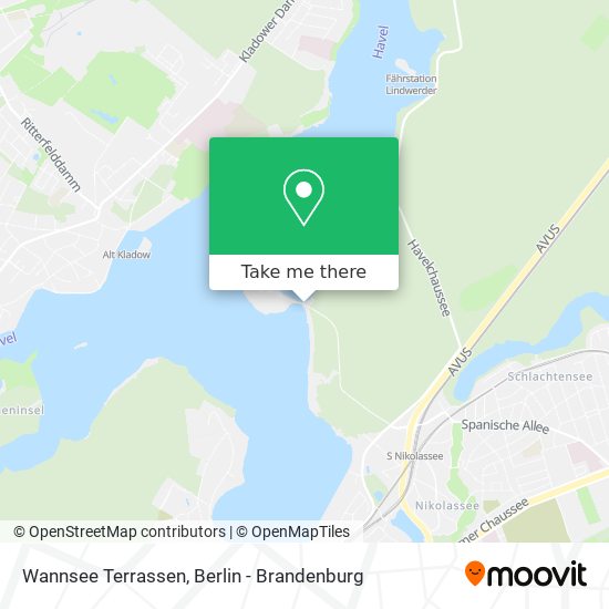 Карта Wannsee Terrassen