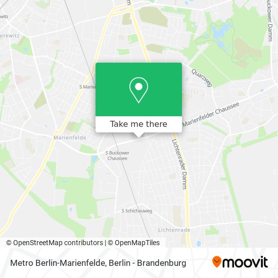 Metro Berlin-Marienfelde map