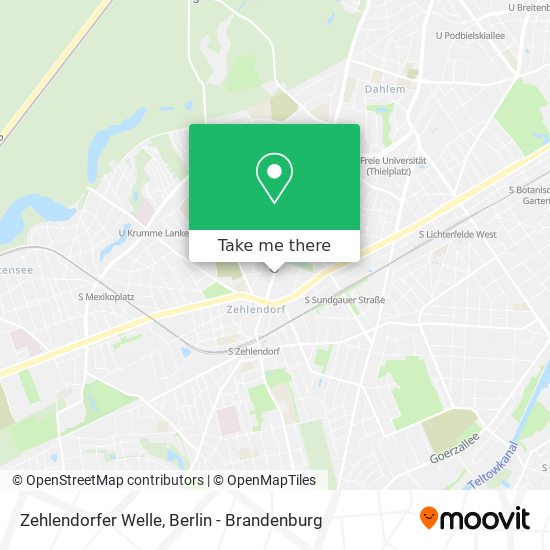 Карта Zehlendorfer Welle