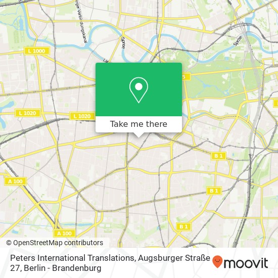 Peters International Translations, Augsburger Straße 27 map