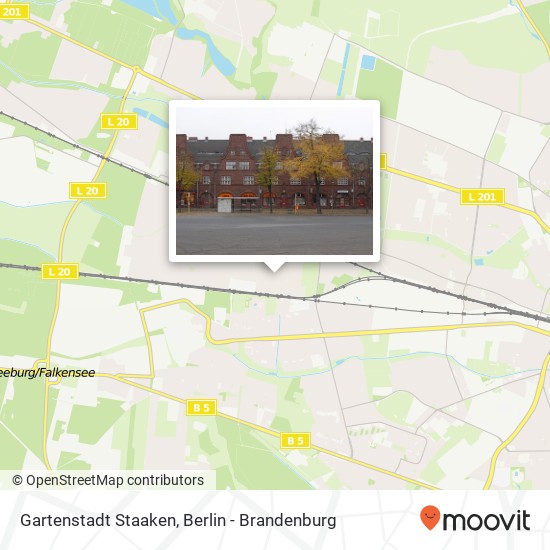 Карта Gartenstadt Staaken