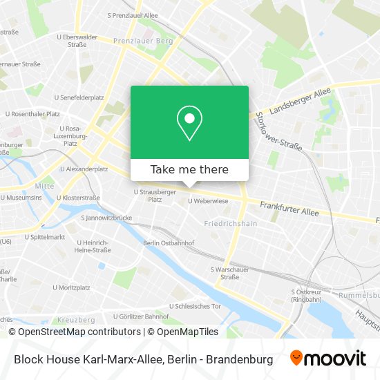 Block House Karl-Marx-Allee map