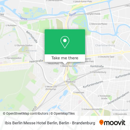 Ibis Berlin Messe Hotel Berlin map