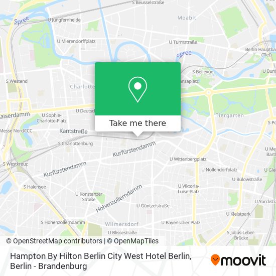 Карта Hampton By Hilton Berlin City West Hotel Berlin