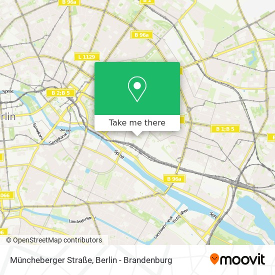 Müncheberger Straße map