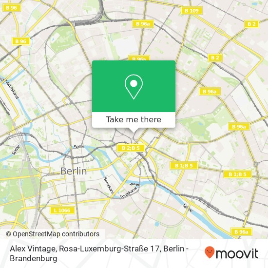 Alex Vintage, Rosa-Luxemburg-Straße 17 map