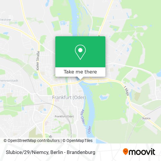 Карта Slubice/29/Niemcy