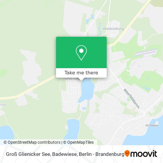 Groß Glienicker See, Badewiese map