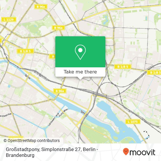 Großstadtpony, Simplonstraße 27 map