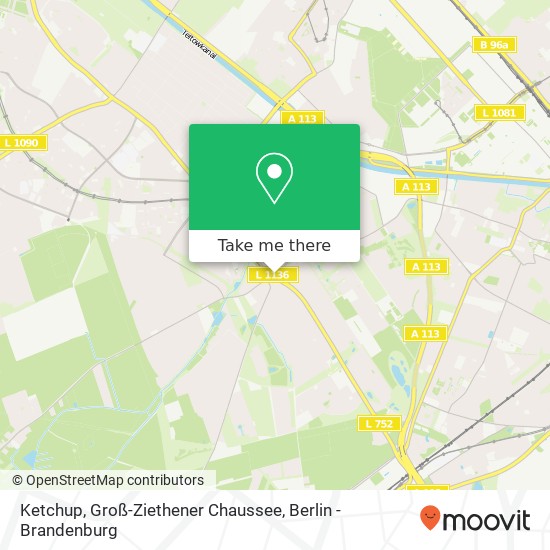 Ketchup, Groß-Ziethener Chaussee map