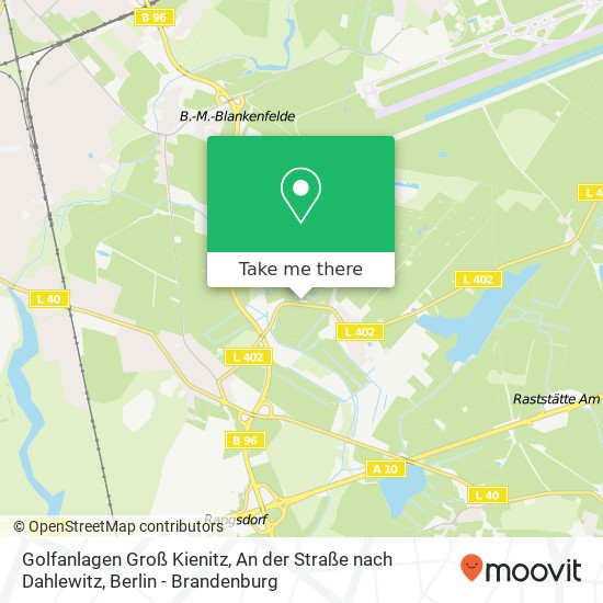 Golfanlagen Groß Kienitz, An der Straße nach Dahlewitz map