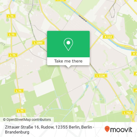 Zittauer Straße 16, Rudow, 12355 Berlin map