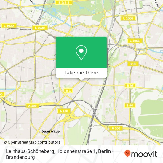 Leihhaus-Schöneberg, Kolonnenstraße 1 map