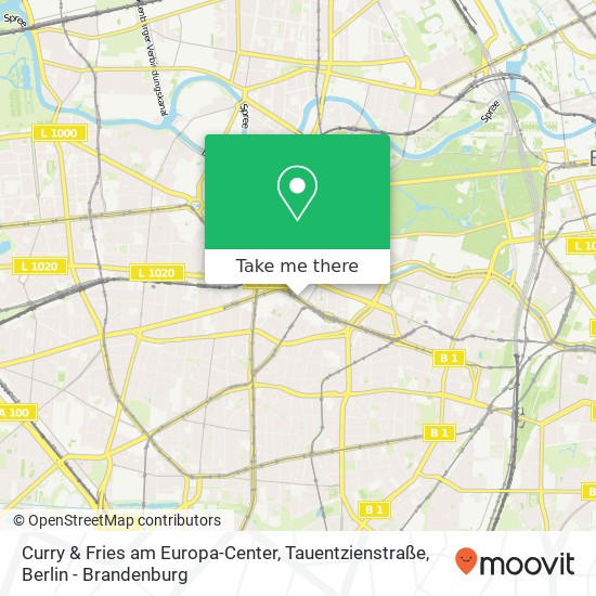 Curry & Fries am Europa-Center, Tauentzienstraße map