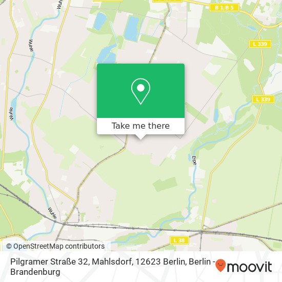 Pilgramer Straße 32, Mahlsdorf, 12623 Berlin map