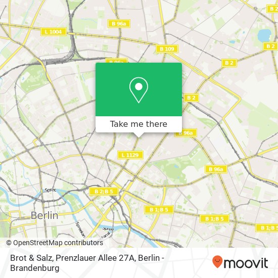 Brot & Salz, Prenzlauer Allee 27A map