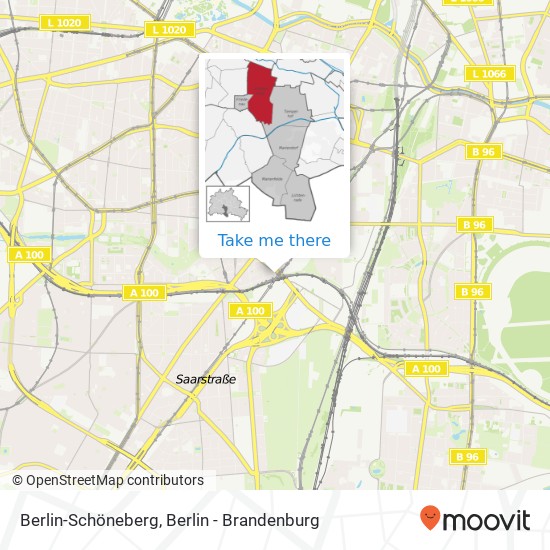 Карта Berlin-Schöneberg