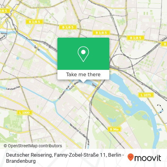 Карта Deutscher Reisering, Fanny-Zobel-Straße 11