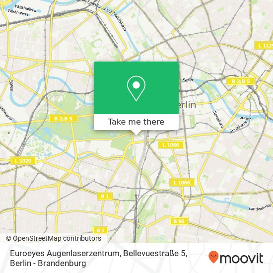 Euroeyes Augenlaserzentrum, Bellevuestraße 5 map