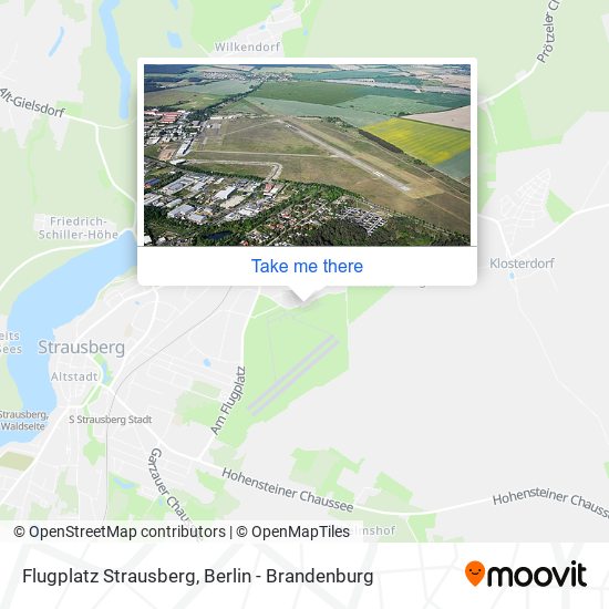 Карта Flugplatz Strausberg