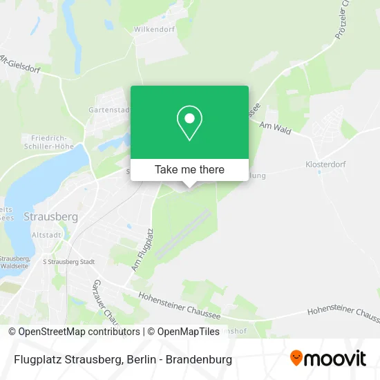 Карта Flugplatz Strausberg