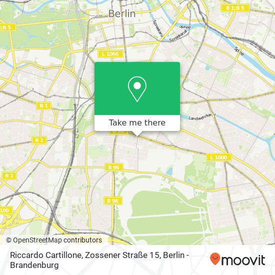 Riccardo Cartillone, Zossener Straße 15 map