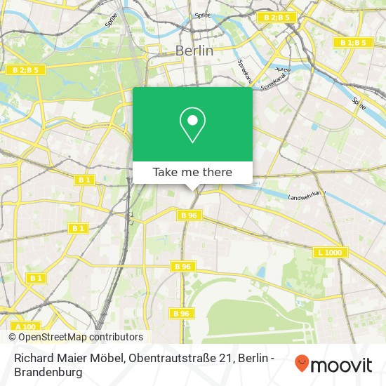 Richard Maier Möbel, Obentrautstraße 21 map