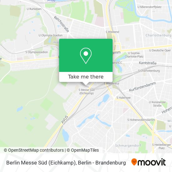 Berlin Messe Süd (Eichkamp) map