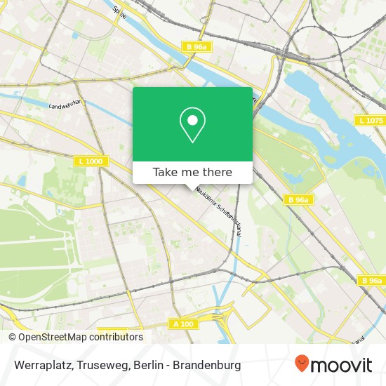 Werraplatz, Truseweg map