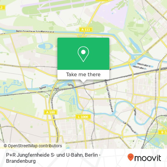 P+R Jungfernheide S- und U-Bahn, Max-Dohrn-Straße map