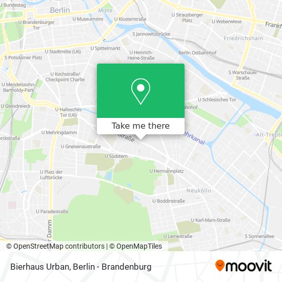 Bierhaus Urban map