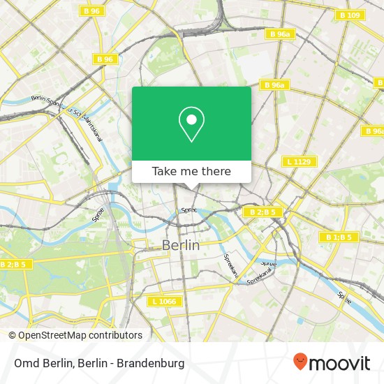 Карта Omd Berlin, Oranienburger Straße 66