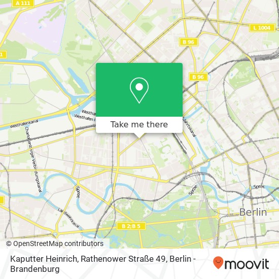 Карта Kaputter Heinrich, Rathenower Straße 49