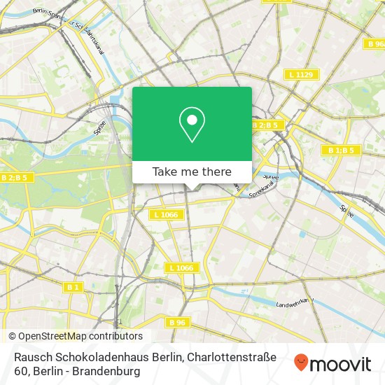 Rausch Schokoladenhaus Berlin, Charlottenstraße 60 map