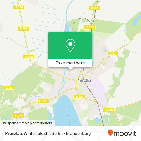 Prenzlau, Winterfeldstr. map