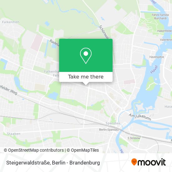 Карта Steigerwaldstraße