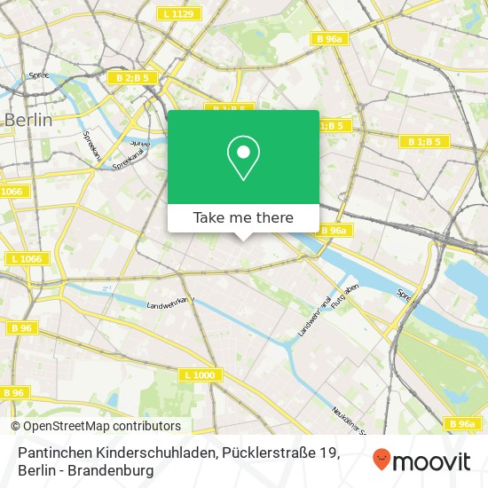 Карта Pantinchen Kinderschuhladen, Pücklerstraße 19