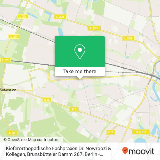 Kieferorthopädische Fachpraxen Dr. Nowroozi & Kollegen, Brunsbütteler Damm 267 map